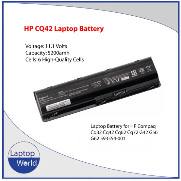 HP CQ42 6-Cell Laptop Battery