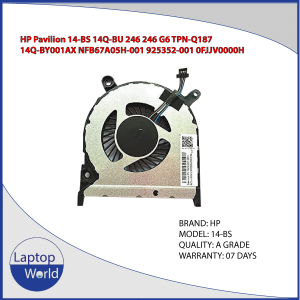 FAN FOR HP Pavilion 14-BS 14Q-BU 246 246 G6 0FJJV0000H