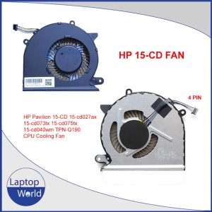 HP Pavilion 15-CD 15-cd027ax 15-cd073tx 15-cd075tx 15-cd040wm TPN-Q190 CPU Cooling Fan