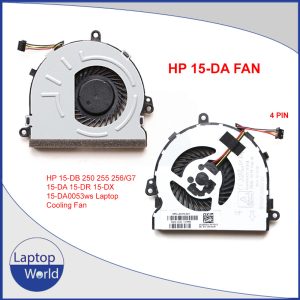 hp 15-db 250 255 256 g7 15-da 15-dr 15-dx laptop cooling fan