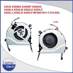 ASUS X555BA X555BP X555DG X555LA X555LB X555LD X555LF X555LJ X555LN X555LP MF60070V1-C370-S9A COOLING FAN