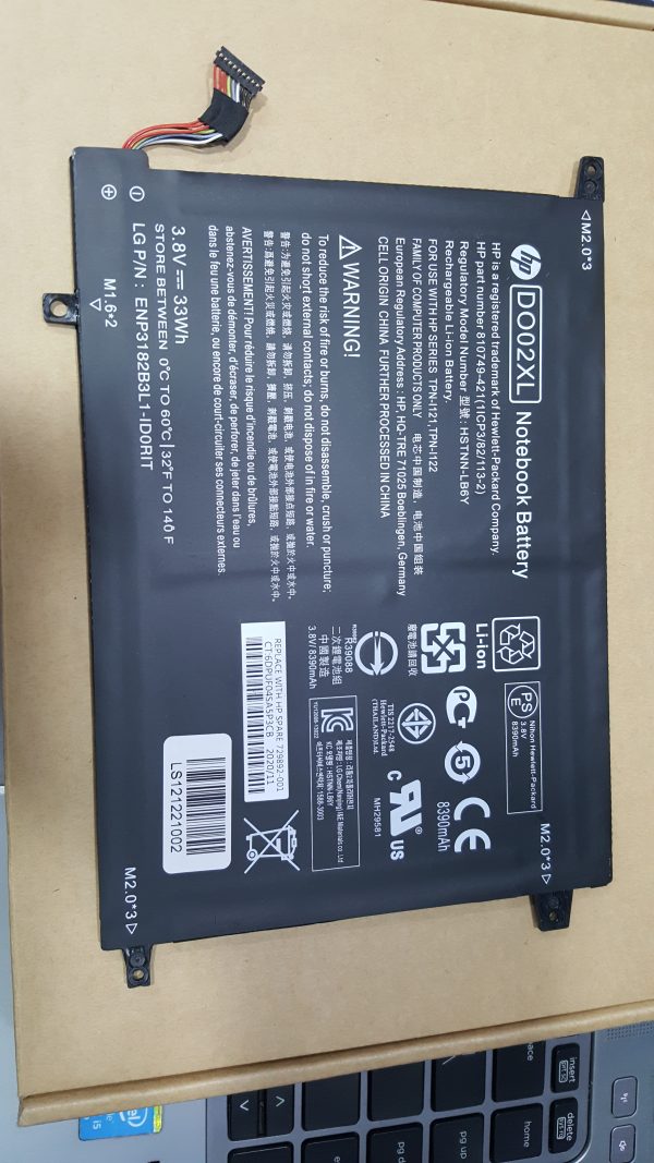 DO02XL Battery for HP Pavilion x2 tablet. - Image 2