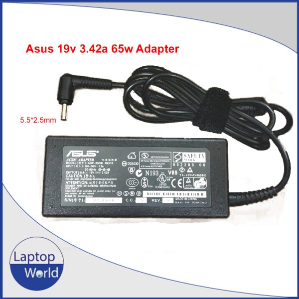 Asus 19v 3.42a 65w 5.5*2.5mm Adapter Charger