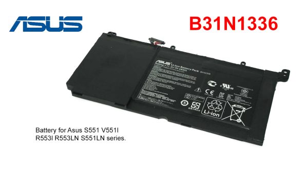 B31N1366 ORIGINAL BATTERY FOR ASUS S551 R553L S551LN R553LN SERIES LAPTOP. - Image 2