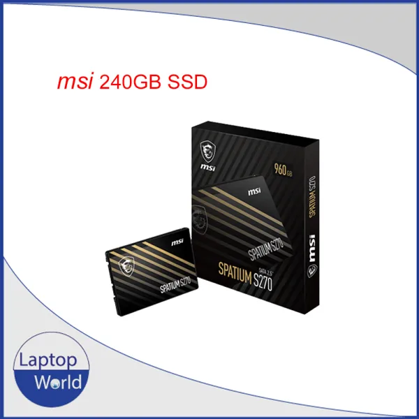 MSI SPATIUM S270 SATA 2.5 INCH 240GB SSD - Image 2
