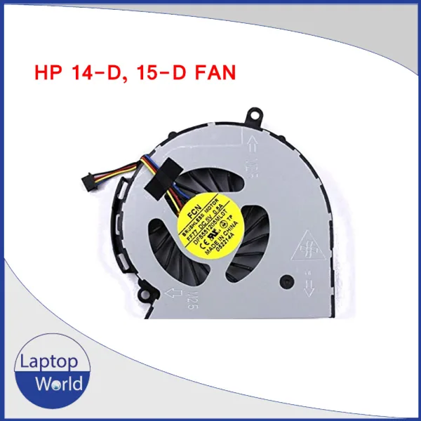 HP Pavilion 14-d 15-d cooling fan for HP Pavilion 14-D, 15-D, 15-J, 15-Q, 15T-Q, 15-V, 16-D, 17-D, 240-G2, 245-G2, 246-G2, 250-G2, 255-G2 laptops.