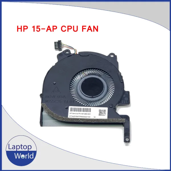 HP Spectre 15-AP 15-AP012DX 15-AP010CA 15-AP018CA Laptop Cooling fan