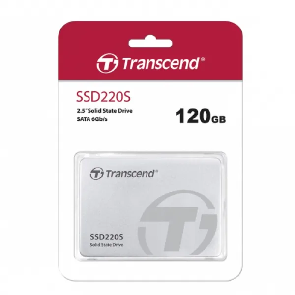 Transcend 120GB SATA III SSD220S 2.5 Inch Internal SSD