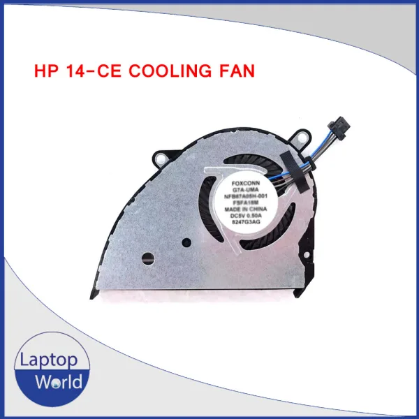 HP PAVILION 14-CE COOLING FAN FOR HP Pavilion 14-CE 14-CE0068ST 14-CE1056WM 14-CE2068ST L26367-001 NS85B00-17K16 Laptops.