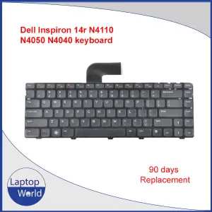 Dell Inspiron 14R N4110 N4040 M4050 N4050 Black Keyboard