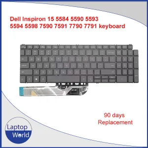 Dell Inspiron 15 5584 5590 5593 5594 5598 7590 7591 7790 7791 Gray keyboard