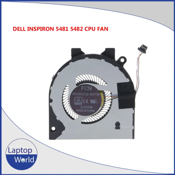 Dell Inspiron 14 5482 2-in-1 Inspiron 5482 P93G 5488 5580 5581 5481 0G0D3G G0D3G Laptop Cooling Fan