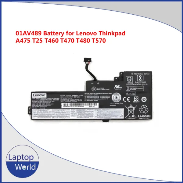 01AV489 Battery for Lenovo Thinkpad A475 T25 T460 T470 T480 T570