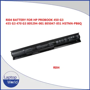RI04 Original Battery for HP ProBook 450 G3 455 G3 470 G3 805294-001 805047-851 HSTNN-PB6Q series Laptops