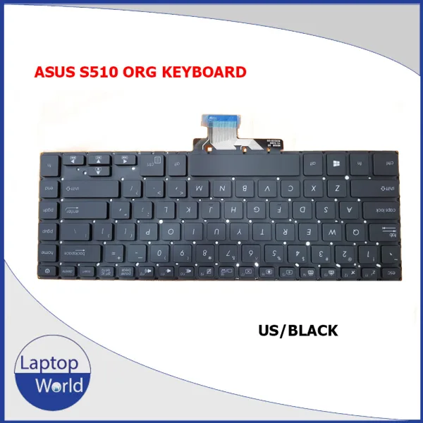 Asus vivobook s510 x510 x510u s510ua us/black original quality with backlihgt keyboard