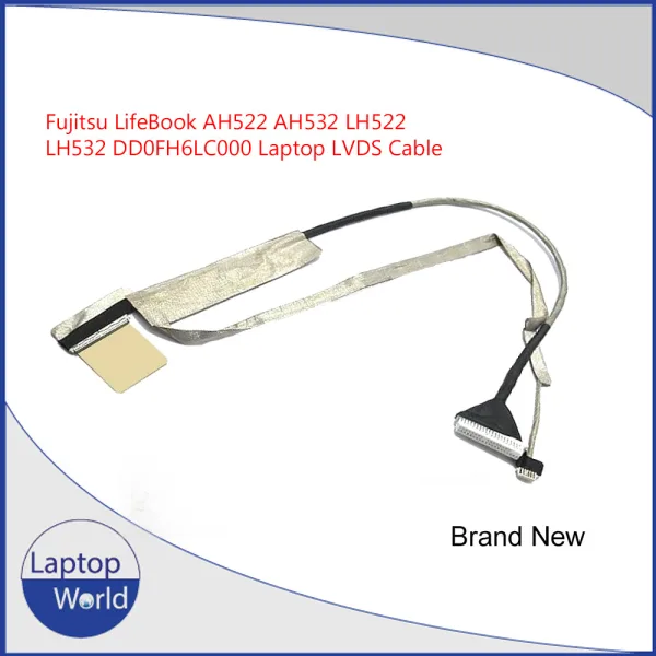 fujitsu lifebook ah522 ah532 lh522 lh532 dd0fh6lc000 laptop display lvds ribbon