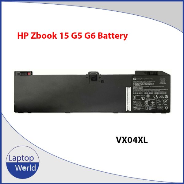 vx04xl original battery for hp zbook 15 g5 g6 model laptops