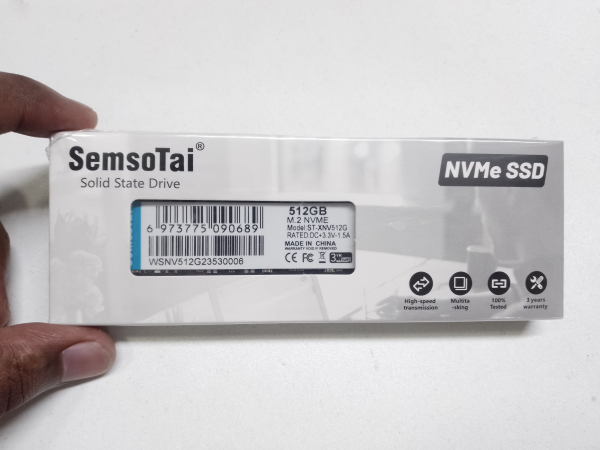SemsoTai 512 GB M.2 NVMe SSD