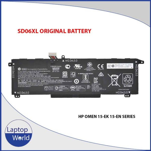 SD06XL Battery for hp omen 15-ek 15-en series laptops