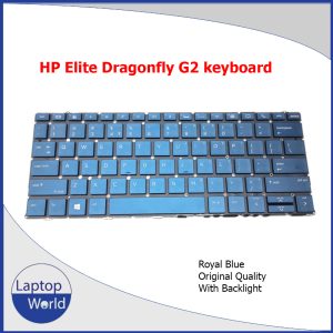 hp elite dragonfly g2 original with backlight keyboard