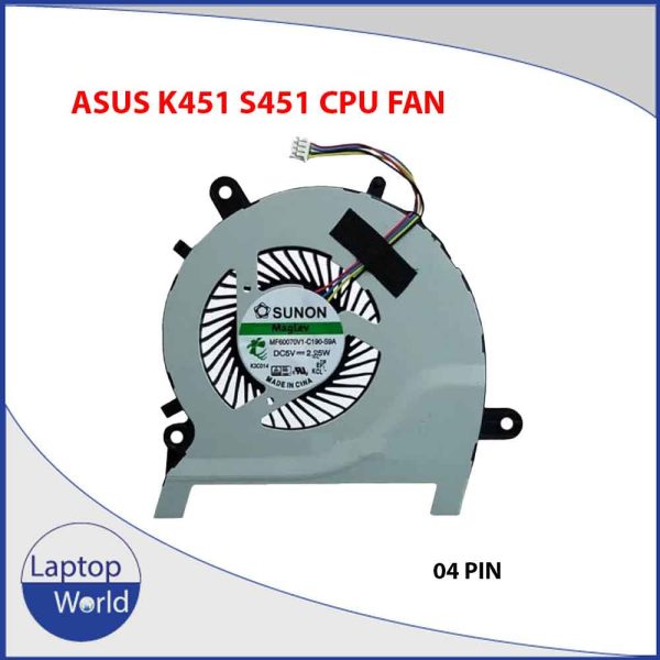 ASUS K451 K451LA K451LB K451LN cooling fan