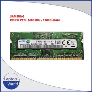 SAMSUNG DDR3L 4GB 1600MHz 12800S SODIMM RAM FOR LAPTOP