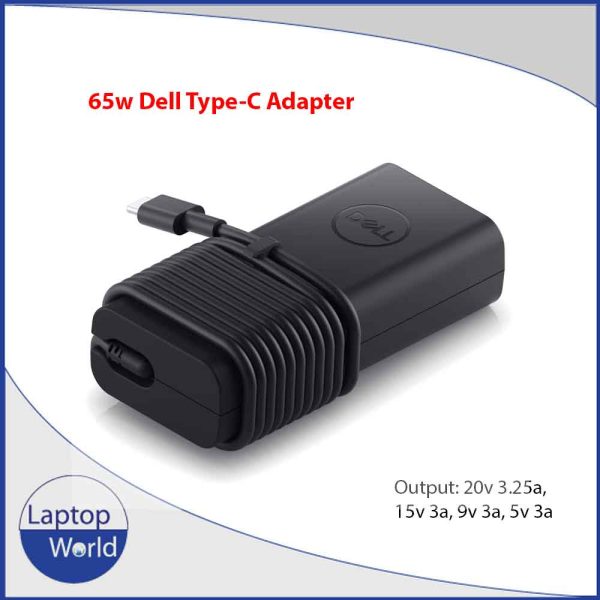 DELL 20V 3.25A 15V 3A 9V 3A 5V 3A USB-C ADAPTER FOR DELL 65W TYPE-C