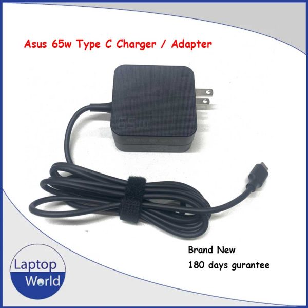 Asus 65w type-c charger 20v 3.25a, 15v 3a, 9v 3a, 5v 3a