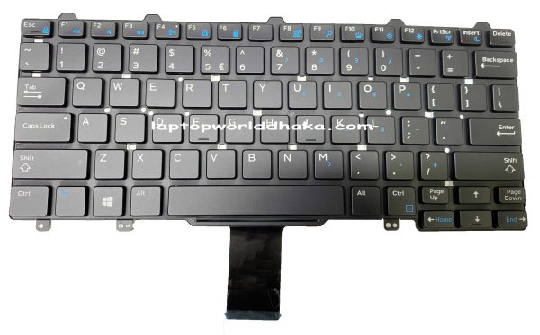 Dell Latitude E7250 E5250 E5270 5250 7250 US Black Keyboard
