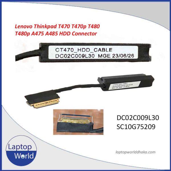 DC02C009L30 For Lenovo Thinkpad T470 T480 T470p T480p A475 A485 SC10G75209 HDD Connector
