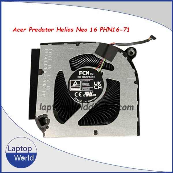 ACER Predator Helios Neo 16 PHN16-71 CPU+GPU COOLING FAN - Image 4