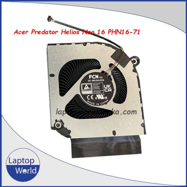 ACER Predator Helios Neo 16 PHN16-71 CPU+GPU COOLING FAN