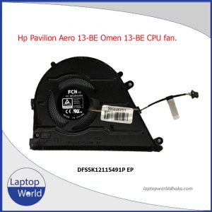 DFS5K12115491P EP Fan for Hp Pavilion Aero 13-BE Omen 13-BE Series Laptop internal CPU fan. 