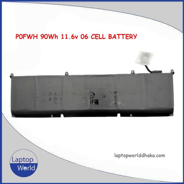 Dell Alienware M16 R2 Inspiron 16 Plus 7640 Inspiron 16 7640 2-in-1 Series Laptop 11.7V 7692mAh 6-Cell P0FWH 90Wh