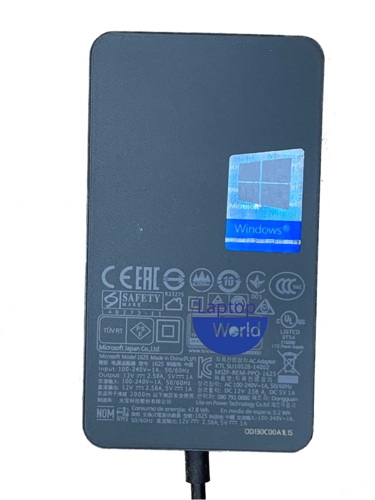 36W 12V 2.58A Charger for Microsoft Surface Book 3 4