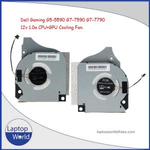 DFS5K221153711 EP DFS5K223052831 EP Cooling Fan for Dell Gaming G5-5590 G7-7590 G7-7790 12v 1.0a CPU+GPU Cooling Fan. 04 pin 04 wire. Made in China.