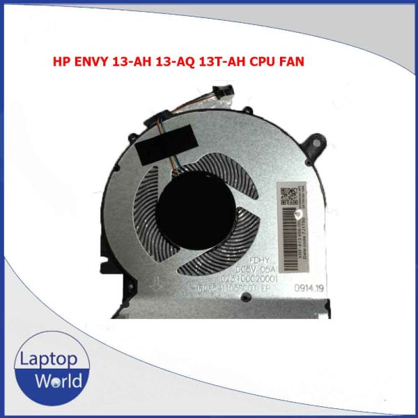 HP Envy 13-AH 13-AQ 13-AH0051WM 13-AH1025CL 13-AQ00 023.100c20001 Laptop Cooling Fan