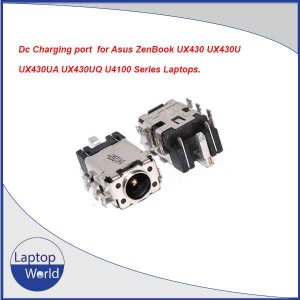 Dc charging port for ASUS ZenBook UX430, UX430U, UX430UQ, UX430UA, U4100U & U4100UQ Laptops DC Jack
