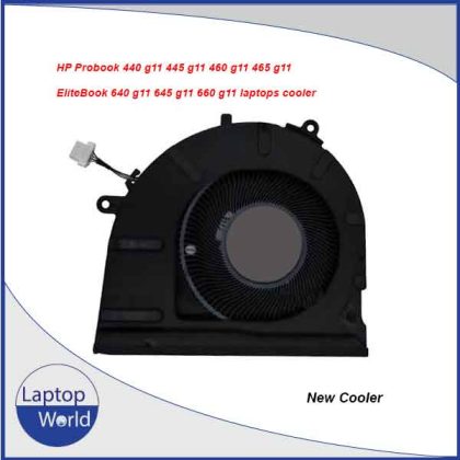 HP ProBook G11 CPU Cooler 5V 0.5A 4-Pin Fan for ProBook 440 G11, 445 G11, 460 G11, 465 G11, EliteBook 640 G11, 645 G11, 660 G11 & 665 G11 Series