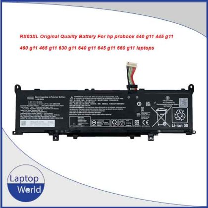 RX03XL Original Quality Battery for HP ProBook 440 G11, 445 G11, 460 G11, 465 G11, 630 G11, 640 G11, 645 G11 & 660 G11